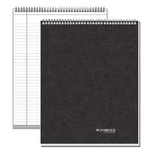  Action Planner Top Bound Legal Ruled 8 1/2x11 Black 