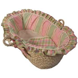  Missy Pink Moses Basket Baby