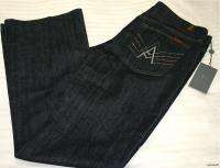 Seven 7 For All Mankind A Pocket Dark Blue Stretch Jeans Sz 31 New 