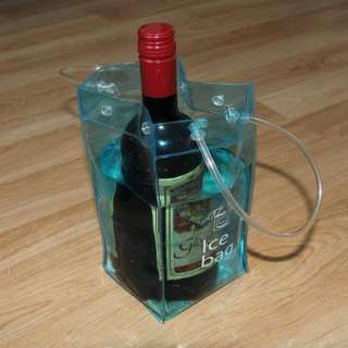 Blue Wine Ice Bag Beer Cooler Champagne Bucket Party  