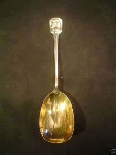 TIFFANY & CO STERLING SILVER STRAWBERRY SERVING SPOON  