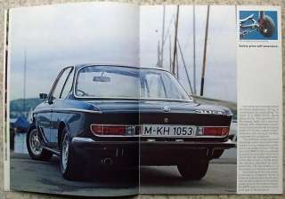 BMW 3.0 CS & 3.0 CSi Car Sales Brochure 1973 #01819795131  