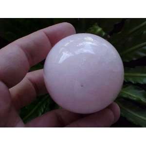  Zs0305 Gemqz Pink Mangano Calcite Sphere Wonderful 