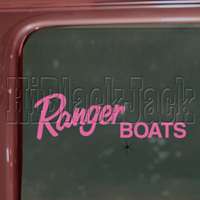 RANGER BOATS Decal Car Truck Bumper Window Sticker  