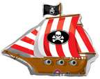 33 Pirate Party Super Shape Pirate Boat Jumbo Mylar Balloon  