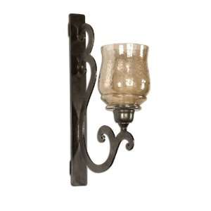  Uttermost 17 Brune, Wall Sconce, S/2 Antiqued Bronze 