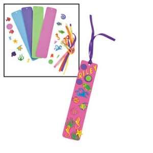 Foam Bookmark Craft Kit with 1400+ Foam Stickers ~ Makes 24 Bookmarks 