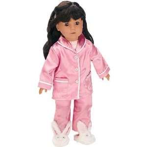  Doll PJs, 2 Pc. Sleepwear Doll Clothes Set Fits American Girl Dolls 