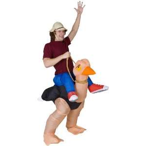 Lets Party By Gemmy Industries HK Illusion Ollie Ostrich Adult Costume 