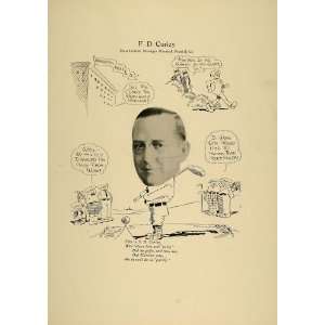  1923 Print F. D. Corley Marshall Field Chicago Golfer 