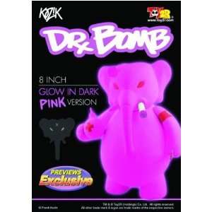   Glow In The Dark Pink Dr. Bomb Previews Exclusive Figure Toys & Games