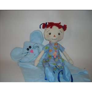  Sewing Pattern Rag Doll Baby Tabatha and her Mouse 