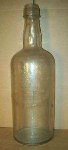 Magnum Size Smirnoff Bottle 1960s 1970s Owens Illinois  