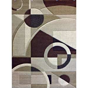 Modern Rug 5 Ft. 2 In. X 7 Ft. 3 In. Contempo 322 Brown  