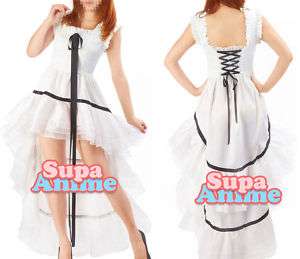 Cosplay Chobits Costume Chii Whtie Dress Tailor Made★  