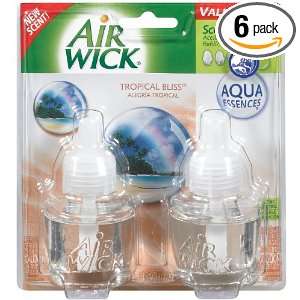 Air Wick Scented Oil Twin Refill, Tropical Bliss, 1.34 Ounce (Pack of 