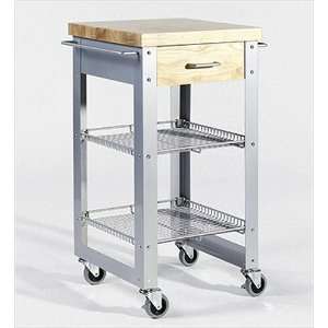   with this mobil gourmet chopping block / center island