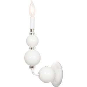  Mars White Wall Sconce