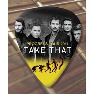  Take That Progress Tour Premium Guitar Pick x 5 Medium 
