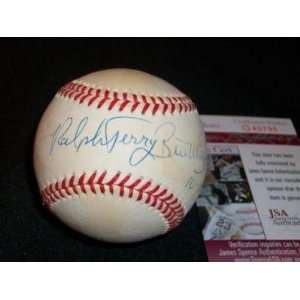 Autographed Bill Mazeroski Baseball   & Ralph Terry OAL 10 13 60 Insc 