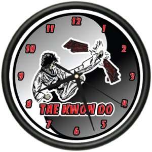 TAE KWON DO Wall Clock martial arts black belt gift 