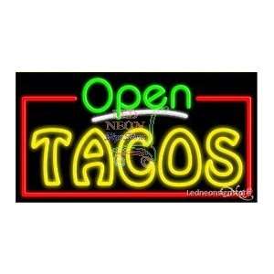  Tacos Neon Sign 20 Tall x 37 Wide x 3 Deep Everything 