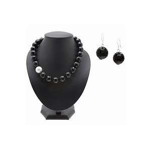  Emitations Tacis Bead & Fx Pearl Set, Onyx, 1 ea Jewelry