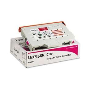  Lexmark C720 OEM Magenta Toner Cartridge   7,200 Pages 