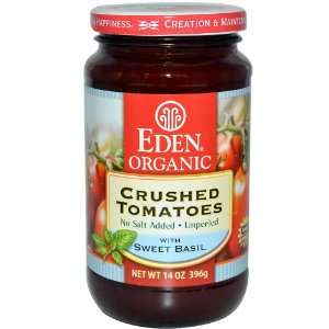  Eden Foods Organic Crushed Tomatoes with Sweet Basil    14 