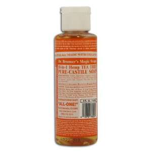 Dr Bronner TEA TREE Castile Liquid Soap (Pack of 3)  