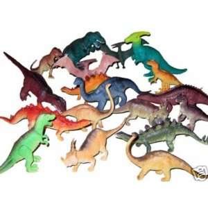   Cool Different Colors T rex, Bronto, Stego, Triceratop Toys & Games