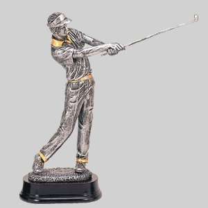  Male Golf Player Statue