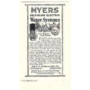   Self Oiling Electric Water Systems Home Print Ad (Memorabilia) (50307