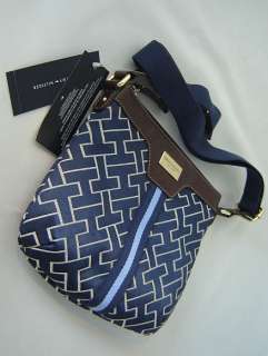 Nwt $55 Authentic Tommy Hilfiger Womens Purse Bag Sm XBody Navy Blue 