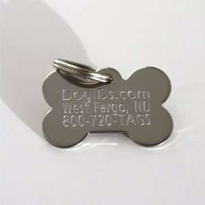  Small Stainless Steel Bone Dog ID Tag