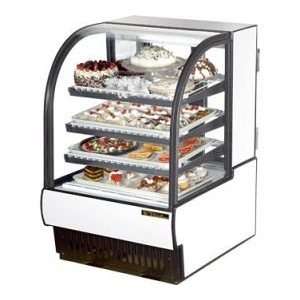  True TCGR 31 31 Curved Glass Refrigerated Bakery Case 