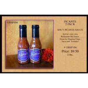 Sylvias Salsa Picante   2 Pack  Grocery & Gourmet Food