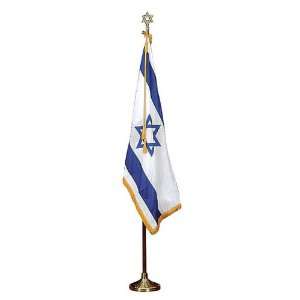  Valley Forge Flag Israel Flag Set with 3 x 5 Flag Patio 