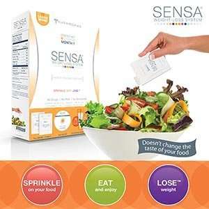 SENSA Weight Loss System Month One Kit, 2 Shakers and 30 