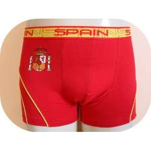  SPAIN FOOTBALL SOCCER BOXER BRIEF MEN.SIZE 2 XL.NEW 
