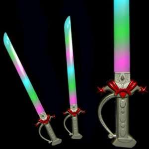   LED Light Up Swords with Battle Sound Effects (2 Pack) Toys & Games