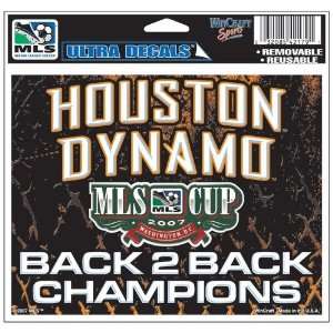   2007 Houston Dynamo MLS Cup Champions Ultra Decal