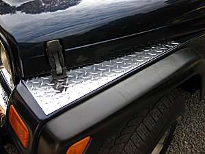 97 to 06 JEEP TJ FENDER TOP COVERS  ANYWHERE  