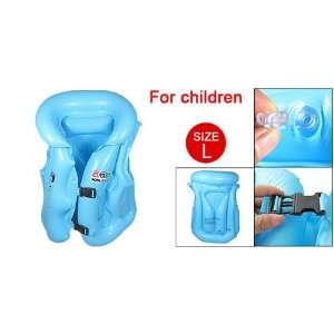Como Children Inflatable Swimming Swim Float Life Vest Blue Large 
