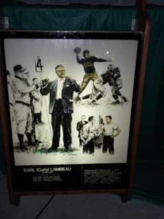   Lambeau Green Bay Packers Hall of Fame Artwork From Enshrinement Hall