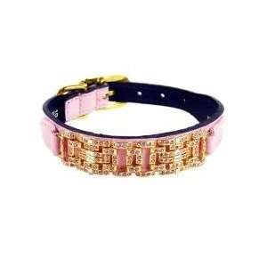   & ROSE HAUTE COUTURE ART DECO SWEET PINK/GOLD COLLAR