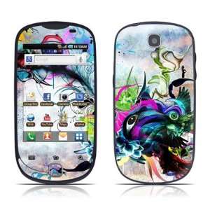 Streaming Eye Design Protective Skin Decal Sticker for Samsung Gravity 