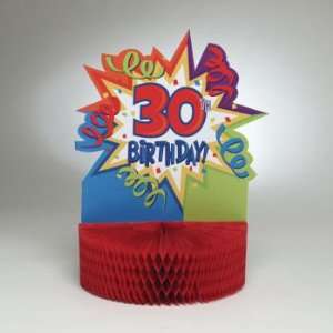  Birthday Blast 30th Honeycomb Centerpiece Health 