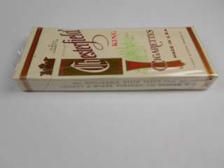 CHESTERFIELD PACK OF CIGARETTES MILITARY VIETNAM WAR C RATION C 