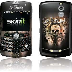  Six Feet Under 3 Skulls skin for BlackBerry Curve 8330 